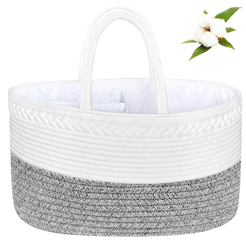 X-Large Diaper Caddy Organizer Cotton Rope