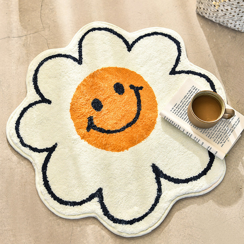 Cartoon Round Rug for Kids' Room