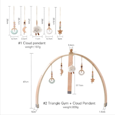 Wooden Baby Activity Gym