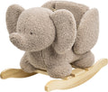 Nattou elephant teddy - rocking horse - rocking horse - 59 x 45 cm - taupe