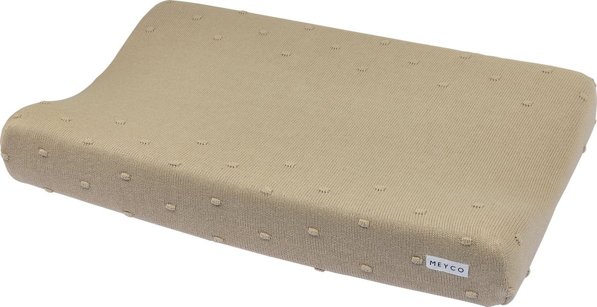 Meyco Baby – Mini Knots Changing Mat Cover Sand