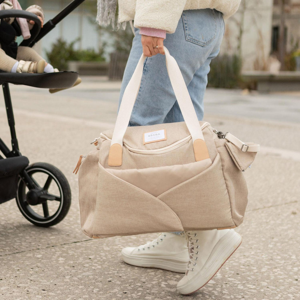 Béaba Sydney II Diaper Bag – Grey Beige