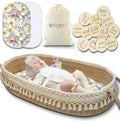 Baby Changing Basket Kit - Macrame Boho Moses Basket for Babies
