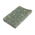 Spring Woodland Animal Changing Pad Cover