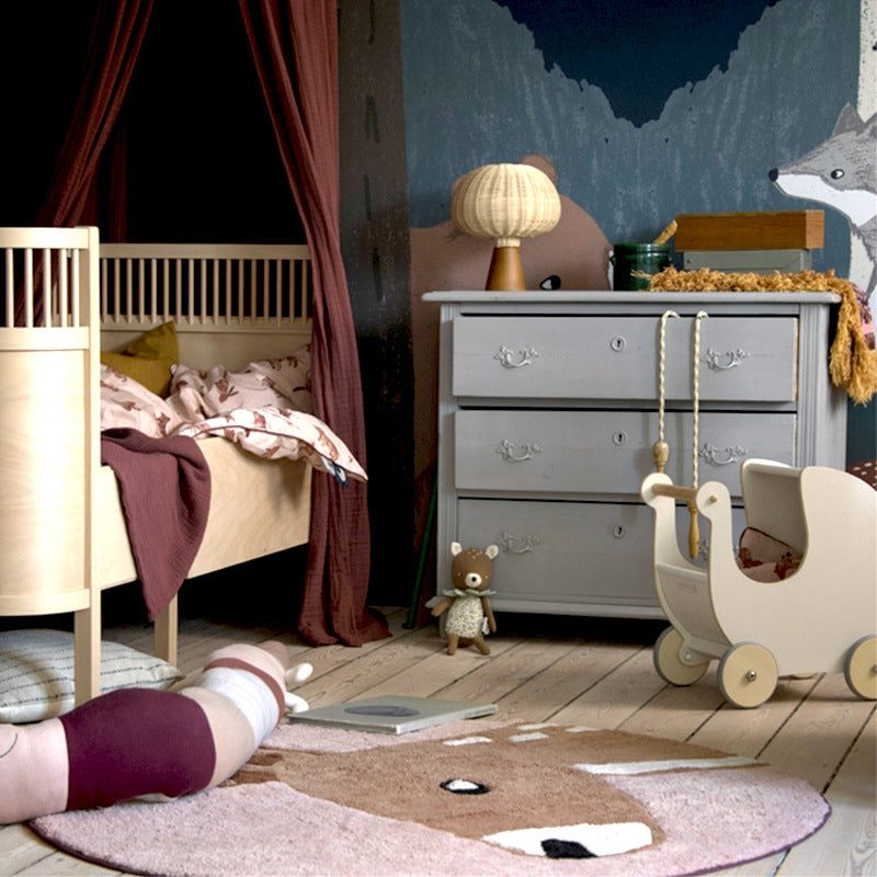 Cartoon Round Rug for Kids' Room