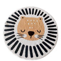 Cartoon Round Rug for Kids' Room