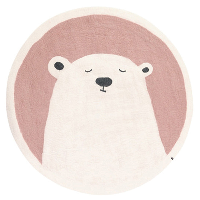 Cartoon Round Rug for Kids' Room