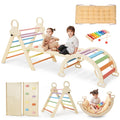 8-in-1 Wooden Pikler Triangle Set