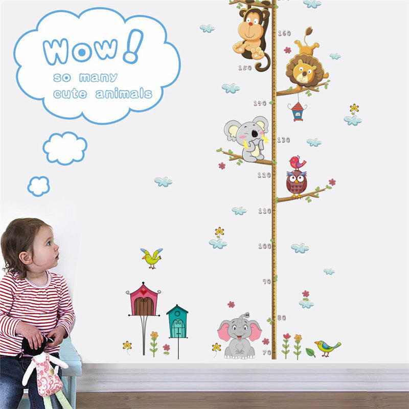Cartoon Height Wall Stickers for Kids' Room