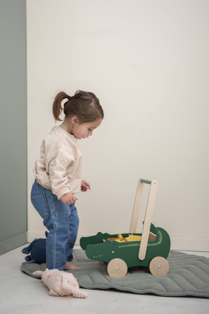 Trixie Wooden Push Cart – Mr. Crocodile