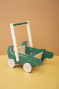 Trixie wooden walker - mr. crocodile - baby walker - children's toys - walker from 1.5 years - for boys and girls - fsc