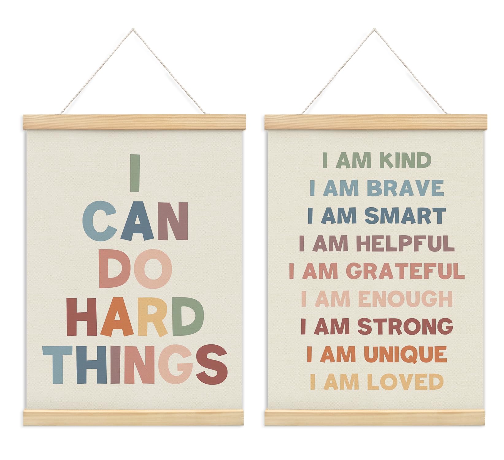 Number Alphabet Rainbow Poster Hanger Frame