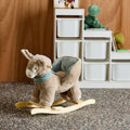 Small Foot Wooden Rocking Donkey with Seat