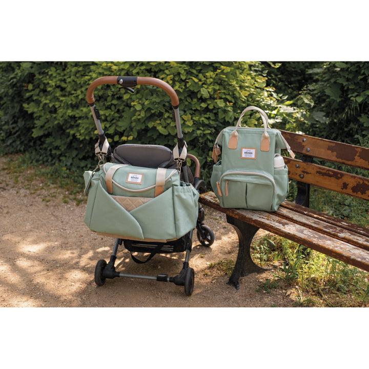 Béaba Wellington Diaper Backpack – Sage Green