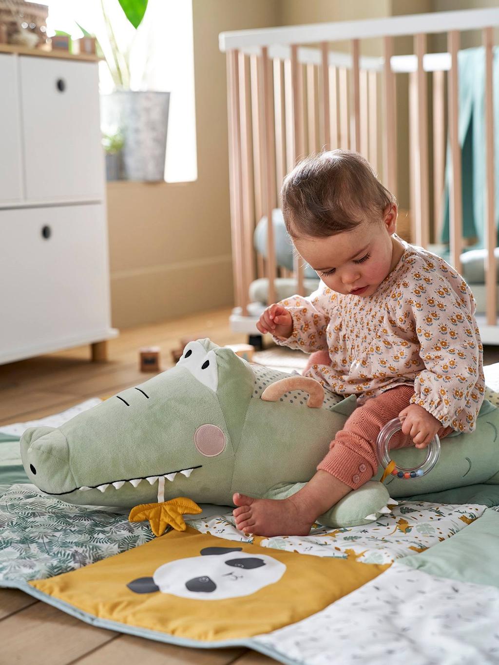 Little Dutch Safari Friends Activity Cuddly Toy – Crocodile