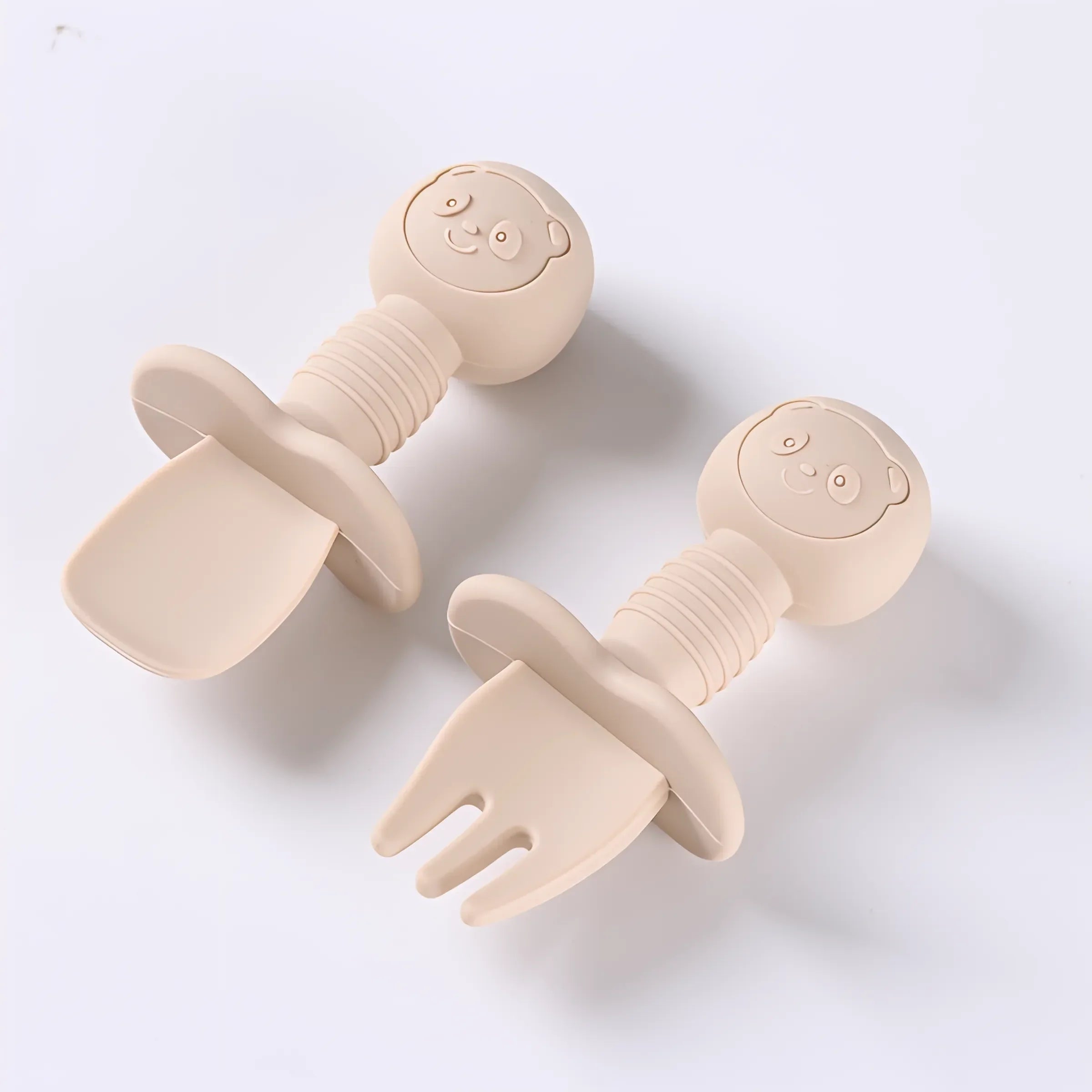 Silicone Baby Spoon & Fork Set