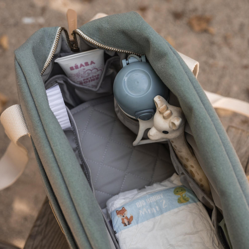 Béaba Wellington Diaper Backpack – Sage Green