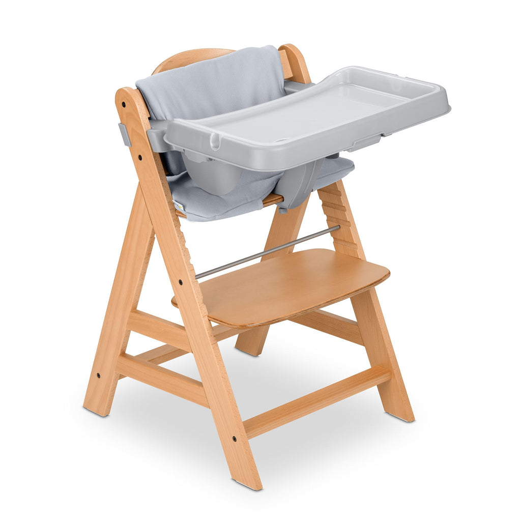 Grow Along Wooden High Chair Seat with Removable Tray