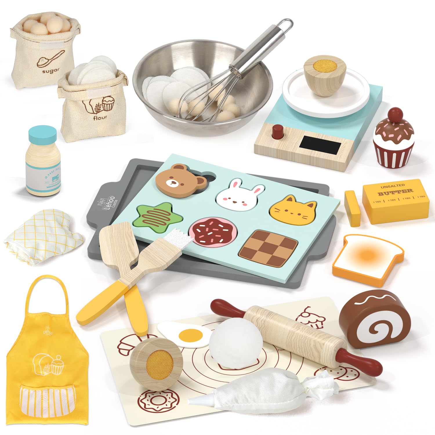 Food Set for Kids Kitchen Play
