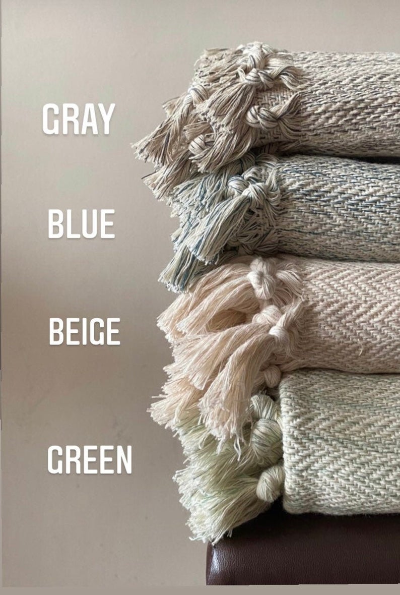 Sirince Handwoven Cotton Blanket