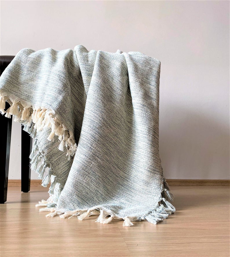 Sirince Handwoven Cotton Blanket