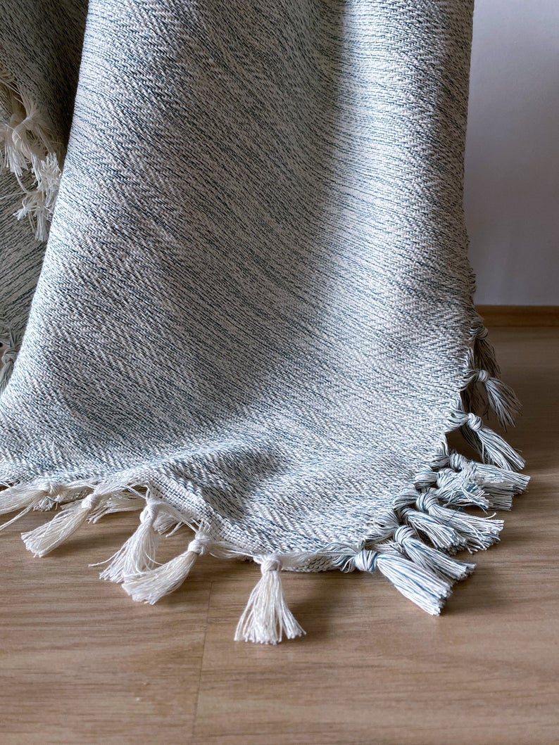 Sirince Handwoven Cotton Blanket