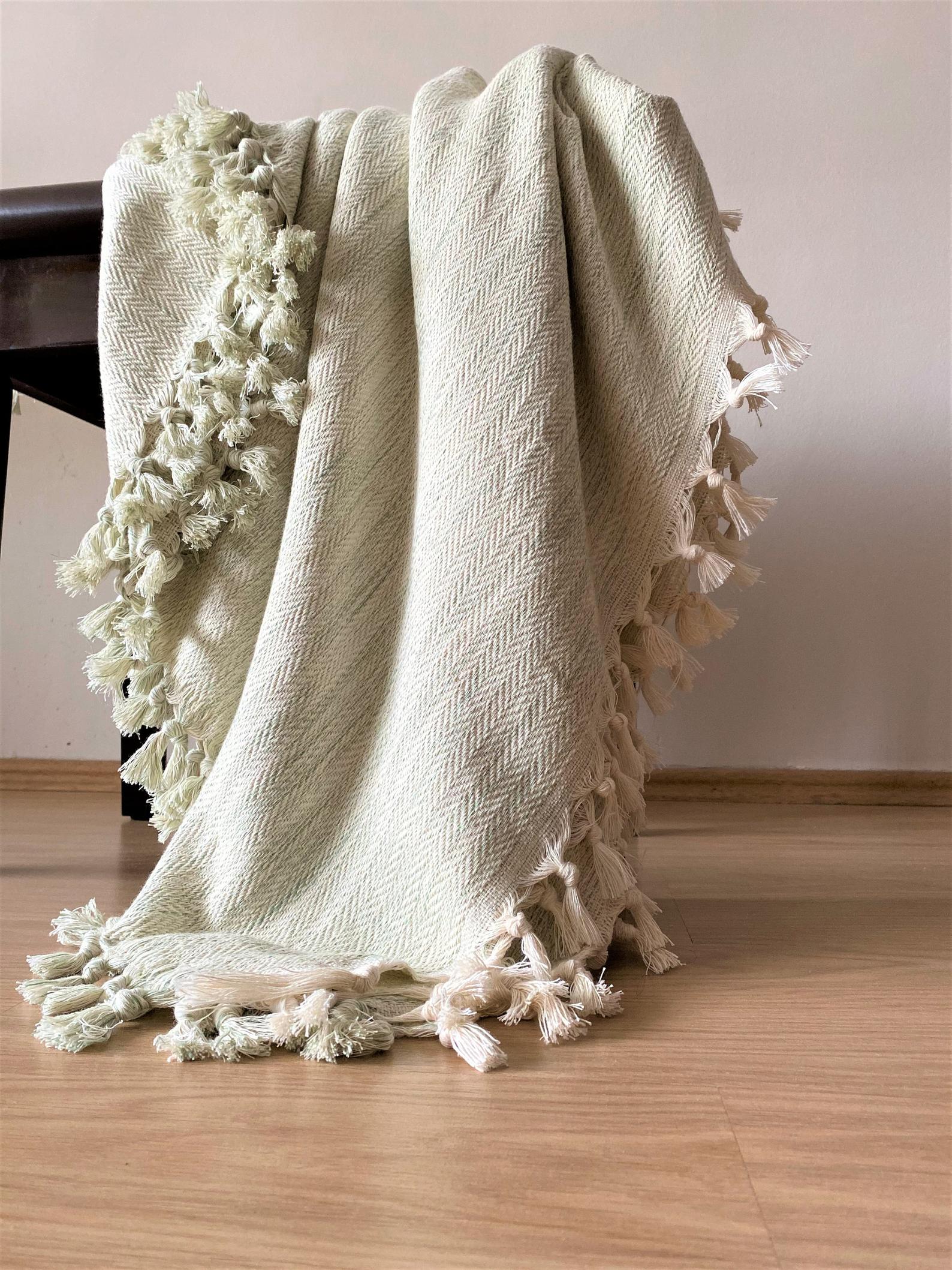Sirince Handwoven Cotton Blanket