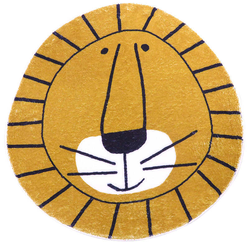 Cartoon Round Rug for Kids' Room