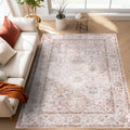 Washable Boho Vintage Rugs 6×9 Non-Slip