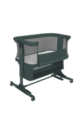 Lionelo Jodie 3-in-1 Bedside Crib In Green Graphite