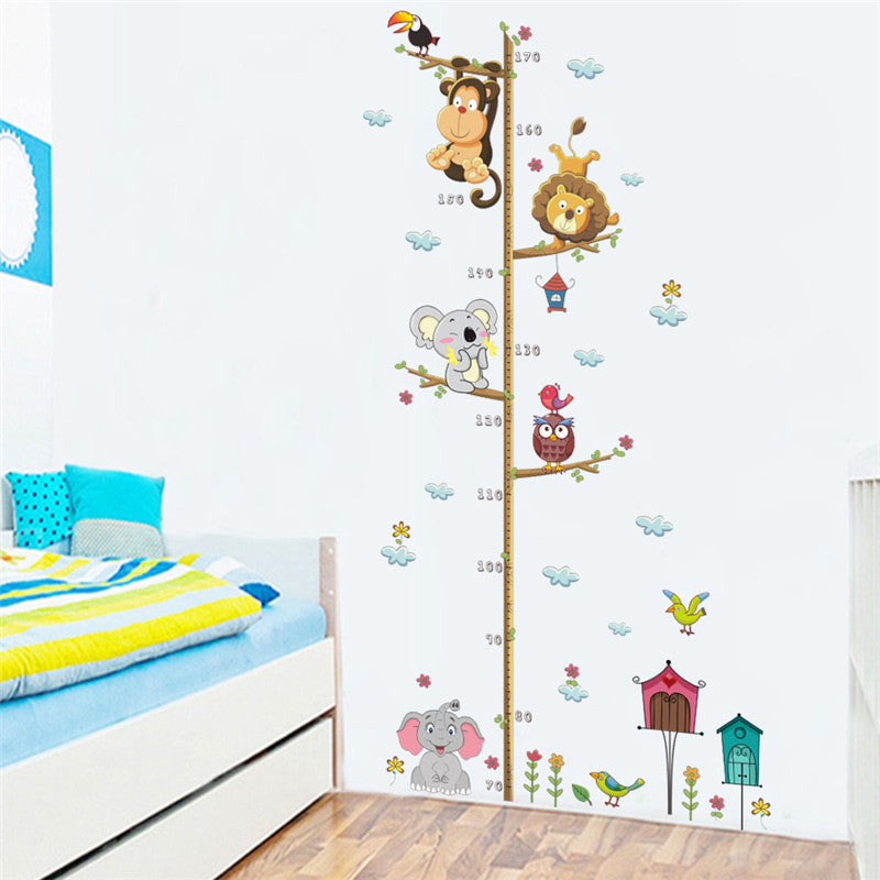 Cartoon Height Wall Stickers for Kids' Room