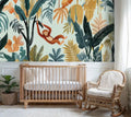 Playful Jungle Monkey Wall Mural-0