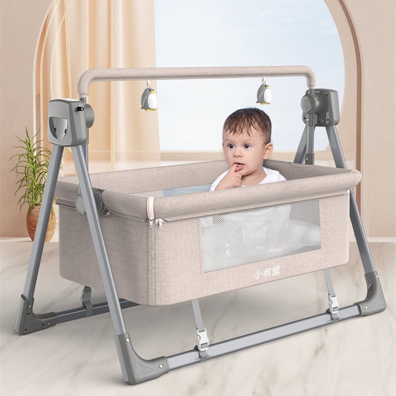 Electric Cradle for Infants with Multiple Functions