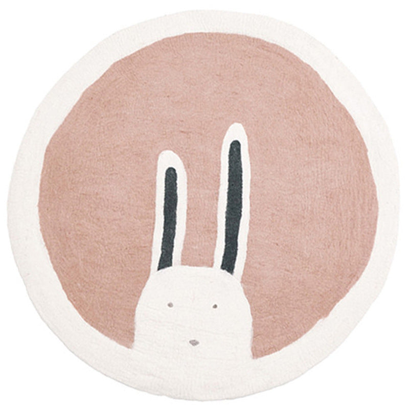 Cartoon Round Rug for Kids' Room