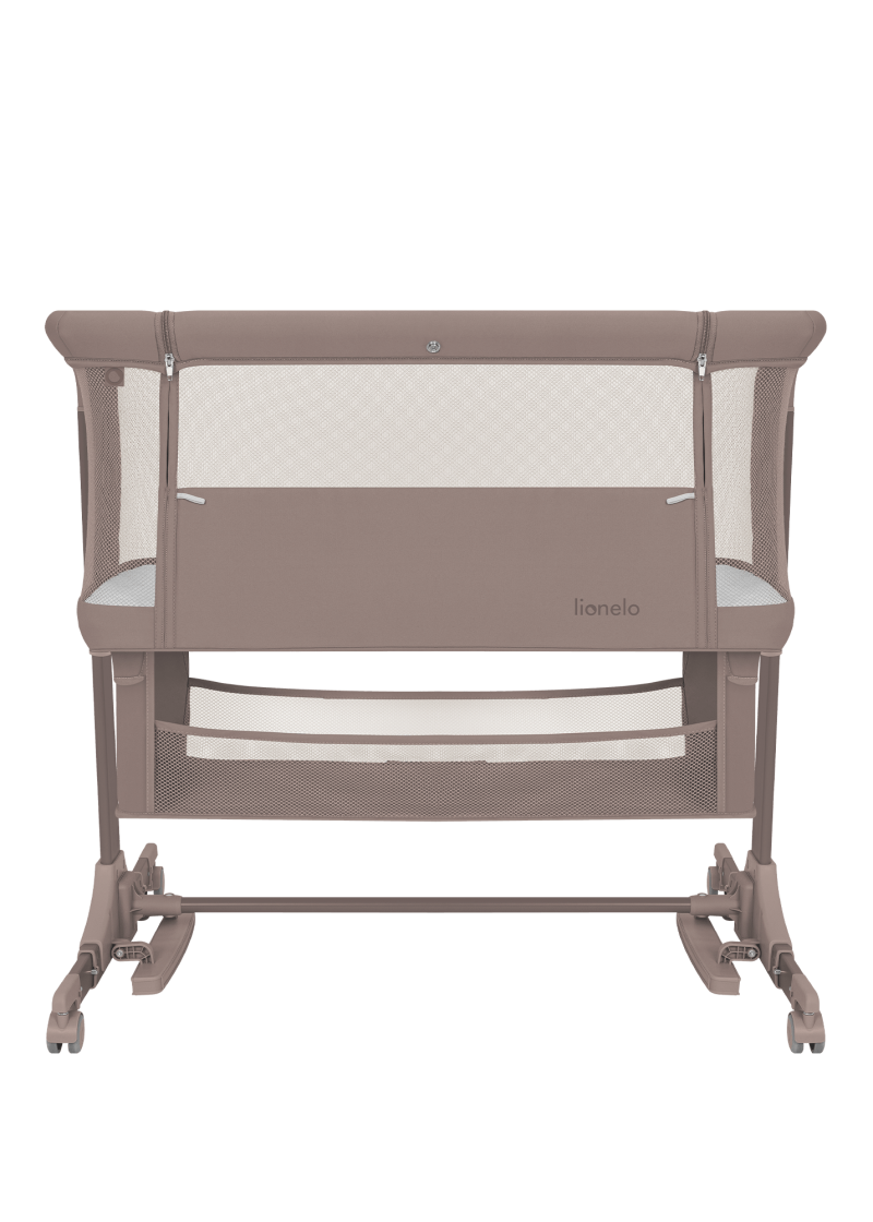 Lionelo Jodie 3-in-1 Bedside Crib In Taupe