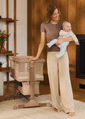 Lionelo Jodie 3-in-1 Bedside Crib In Taupe
